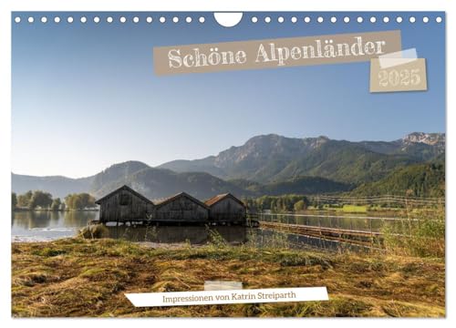 Schöne Alpenländer (Wandkalender 2025 DIN A4 quer), CALVENDO Monatskalender von CALVENDO