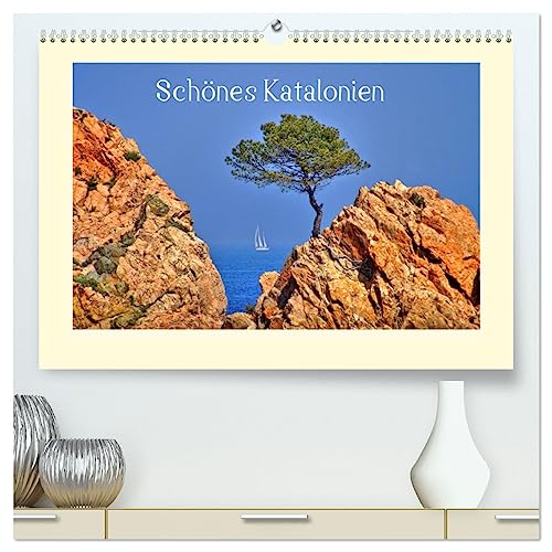 Schönes Katalonien (hochwertiger Premium Wandkalender 2025 DIN A2 quer), Kunstdruck in Hochglanz von CALVENDO