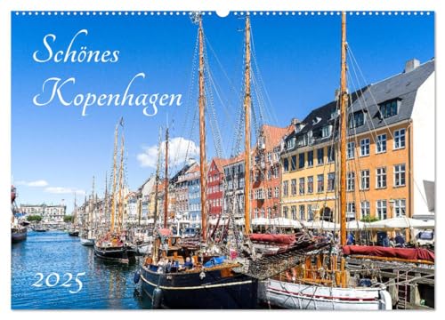 Schönes Kopenhagen (Wandkalender 2025 DIN A2 quer), CALVENDO Monatskalender von CALVENDO