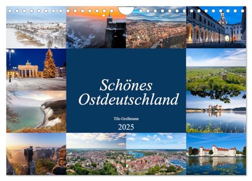 Schönes Ostdeutschland (Wandkalender 2025 DIN A4 quer), CALVENDO Monatskalender von CALVENDO