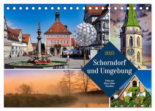 Schorndorf und Umgebung (Tischkalender 2025 DIN A5 quer), CALVENDO Monatskalender von CALVENDO