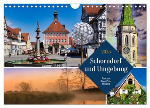 Schorndorf und Umgebung (Wandkalender 2025 DIN A4 quer), CALVENDO Monatskalender von CALVENDO