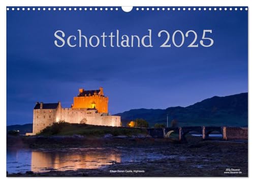 Schottland (Wandkalender 2025 DIN A3 quer), CALVENDO Monatskalender von CALVENDO
