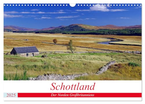 Schottland - Der Norden Großbritanniens (Wandkalender 2025 DIN A3 quer), CALVENDO Monatskalender von CALVENDO