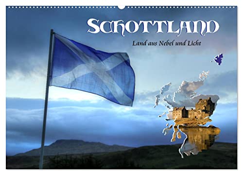 Schottland - Land aus Nebel und Licht (Wandkalender 2025 DIN A2 quer), CALVENDO Monatskalender von CALVENDO