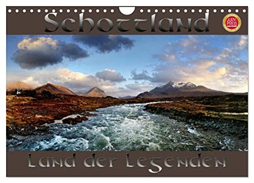 Schottland - Land der Legenden (Wandkalender 2025 DIN A4 quer), CALVENDO Monatskalender von CALVENDO