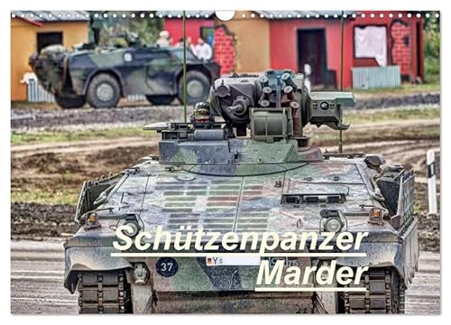 Schützenpanzer Marder (Wandkalender 2026 DIN A3 quer), CALVENDO Monatskalender: DRAN! DRAUF! DRÜBER! (CALVENDO Mobilitaet) von Calvendo