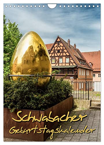 Schwabach Geburtstagskalender (Wandkalender 2025 DIN A4 hoch), CALVENDO Monatskalender von CALVENDO