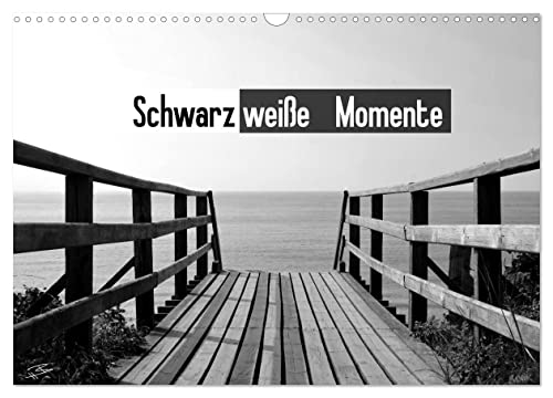 Schwarzweiße Momente (Wandkalender 2025 DIN A3 quer), CALVENDO Monatskalender von CALVENDO