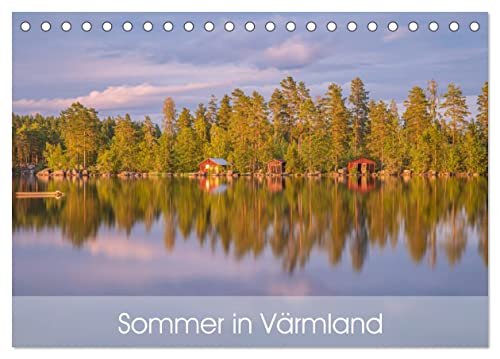 Schwedischer Sommer in Värmland (Tischkalender 2025 DIN A5 quer), CALVENDO Monatskalender von CALVENDO