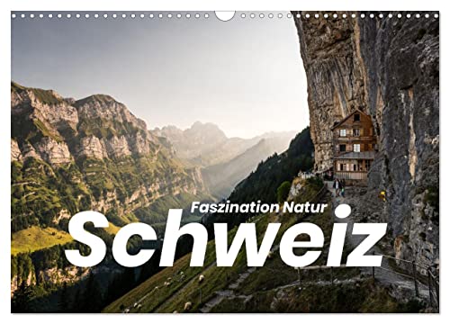Schweiz - Faszination Natur (Wandkalender 2025 DIN A3 quer), CALVENDO Monatskalender von CALVENDO