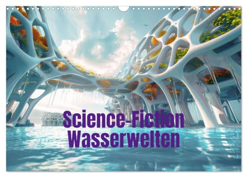 Science-Fiction Wasserwelten (Wandkalender 2025 DIN A3 quer), CALVENDO Monatskalender von CALVENDO