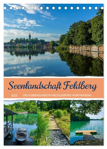 Seenlandschaft Feldberg (Tischkalender 2025 DIN A5 hoch), CALVENDO Monatskalender von CALVENDO