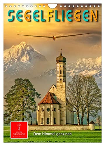 Segelfliegen - dem Himmel ganz nah (Wandkalender 2025 DIN A4 hoch), CALVENDO Monatskalender von CALVENDO