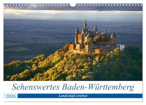 Sehenswertes Baden-Württemberg (Wandkalender 2026 DIN A3 quer), CALVENDO Monatskalender von CALVENDO