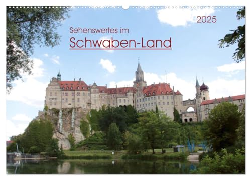 Sehenswertes im Schwaben-Land (Wandkalender 2025 DIN A2 quer), CALVENDO Monatskalender von CALVENDO