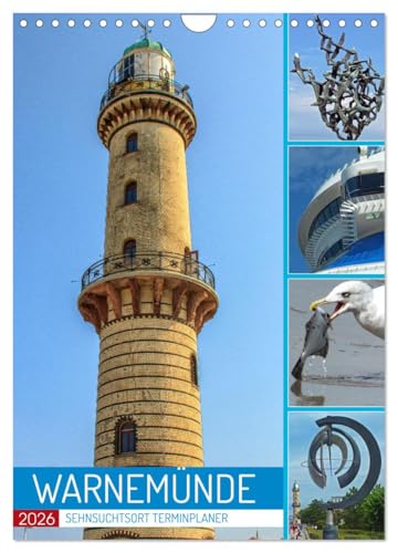 Sehnsuchtsort Warnemünde (Wandkalender 2026 DIN A4 hoch), CALVENDO Monatskalender von CALVENDO
