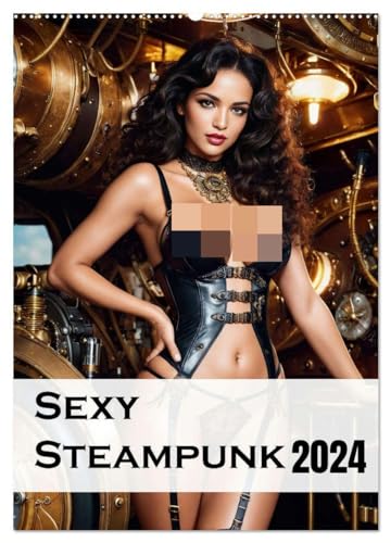 Sexy Steampunk (Wandkalender 2025 DIN A2 hoch), CALVENDO Monatskalender von CALVENDO