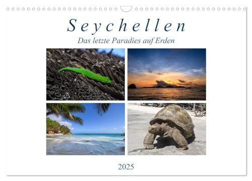 Seychellen - Das letzte Paradies auf Erden (Wandkalender 2025 DIN A3 quer), CALVENDO Monatskalender von CALVENDO