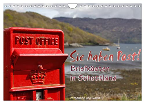 Sie haben Post - Briefkästen in Schottland (Wandkalender 2025 DIN A4 quer), CALVENDO Monatskalender von CALVENDO