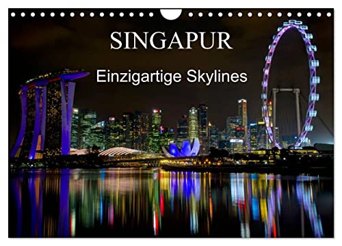 Singapur - Einzigartige Skylines (Wandkalender 2025 DIN A4 quer), CALVENDO Monatskalender von CALVENDO