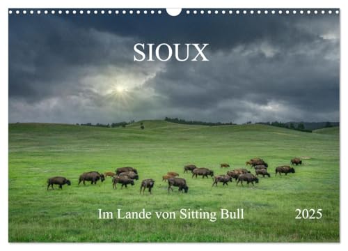 Sioux Im Lande von Sitting Bull (Wandkalender 2025 DIN A3 quer), CALVENDO Monatskalender von CALVENDO