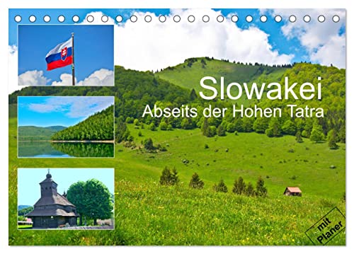 Slowakei - Abseits der Hohen Tatra (Tischkalender 2025 DIN A5 quer), CALVENDO Monatskalender von CALVENDO