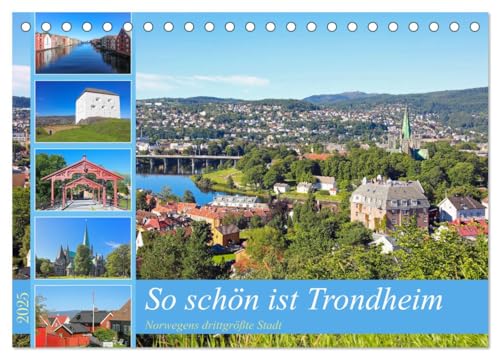 So schön ist Trondheim (Tischkalender 2025 DIN A5 quer), CALVENDO Monatskalender von CALVENDO