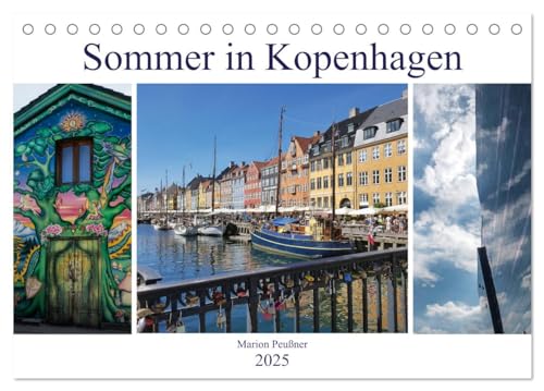 Sommer in Kopenhagen (Tischkalender 2025 DIN A5 quer), CALVENDO Monatskalender von CALVENDO