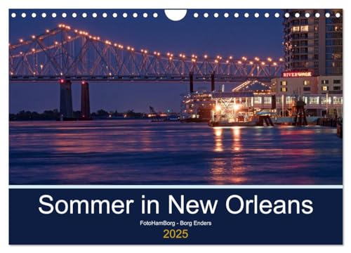 Sommer in New Orleans (Wandkalender 2025 DIN A4 quer), CALVENDO Monatskalender von CALVENDO