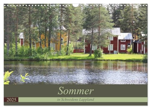 Sommer in Schwedens Lappland (Wandkalender 2025 DIN A3 quer), CALVENDO Monatskalender von CALVENDO