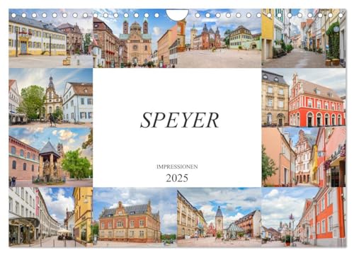 Speyer Impressionen (Wandkalender 2025 DIN A4 quer), CALVENDO Monatskalender von CALVENDO