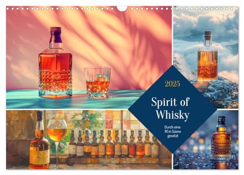 Spirit of Whisky (Wandkalender 2025 DIN A3 quer), CALVENDO Monatskalender von CALVENDO
