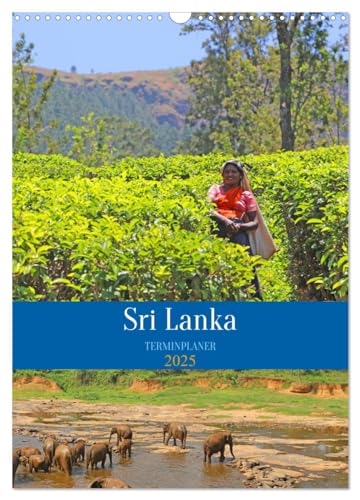 Sri Lanka - Terminplaner (Wandkalender 2025 DIN A3 hoch), CALVENDO Monatskalender von CALVENDO