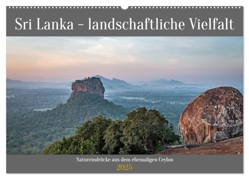 Sri Lanka - landschaftliche Vielfalt (Wandkalender 2025 DIN A2 quer), CALVENDO Monatskalender von CALVENDO