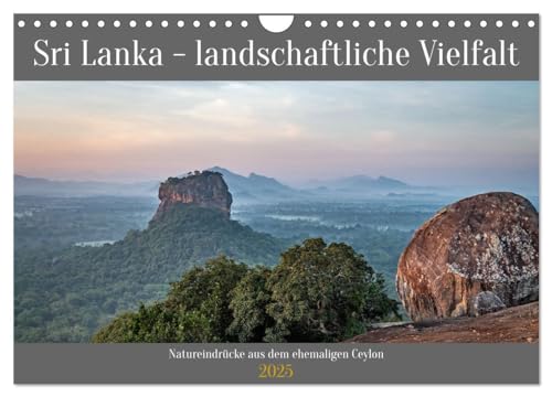 Sri Lanka - landschaftliche Vielfalt (Wandkalender 2025 DIN A4 quer), CALVENDO Monatskalender von CALVENDO