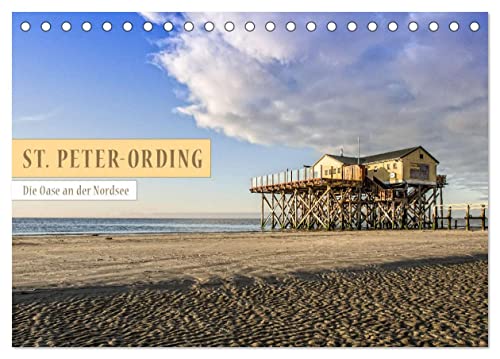 St. Peter-Ording (Tischkalender 2025 DIN A5 quer), CALVENDO Monatskalender von CALVENDO
