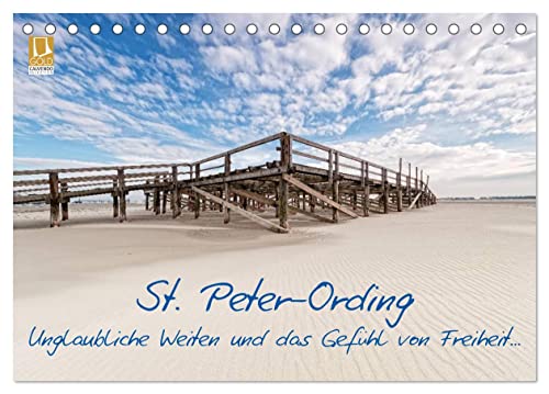 St. Peter-Ording (Tischkalender 2025 DIN A5 quer), CALVENDO Monatskalender von CALVENDO