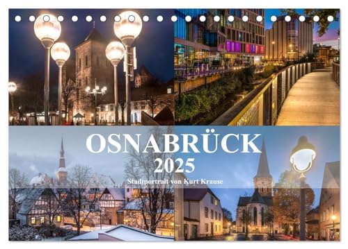 Stadtportrait Osnabrück (Tischkalender 2025 DIN A5 quer), CALVENDO Monatskalender von CALVENDO