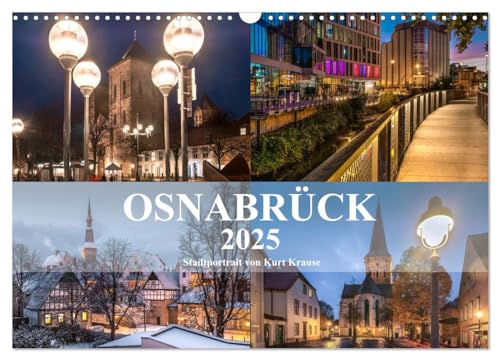 Stadtportrait Osnabrück (Wandkalender 2025 DIN A3 quer), CALVENDO Monatskalender von CALVENDO