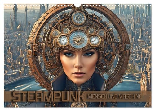 Steampunk - Mensch und Maschine (Wandkalender 2025 DIN A3 quer), CALVENDO Monatskalender von CALVENDO