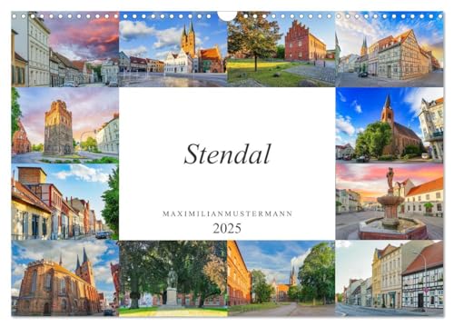 Stendal Impressionen (Wandkalender 2025 DIN A3 quer), CALVENDO Monatskalender von CALVENDO