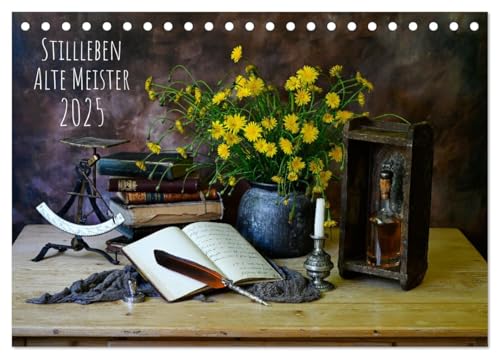 Stillleben Alte Meister (Tischkalender 2025 DIN A5 quer), CALVENDO Monatskalender von CALVENDO