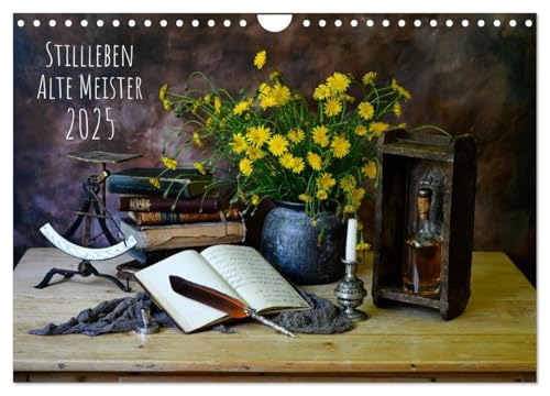 Stillleben Alte Meister (Wandkalender 2025 DIN A4 quer), CALVENDO Monatskalender von CALVENDO