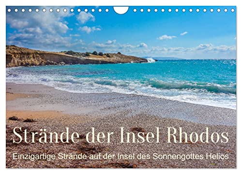 Strände der Insel Rhodos (Wandkalender 2025 DIN A4 quer), CALVENDO Monatskalender von CALVENDO