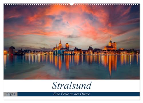 Stralsund, Eine Perle an der Ostsee (Wandkalender 2025 DIN A2 quer), CALVENDO Monatskalender von CALVENDO