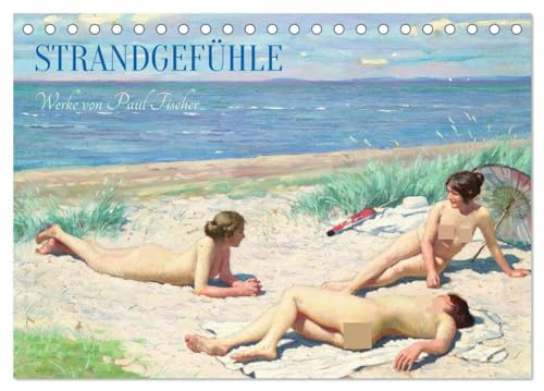 Strandgefühle (Tischkalender 2024 DIN A5 quer), CALVENDO Monatskalender von CALVENDO