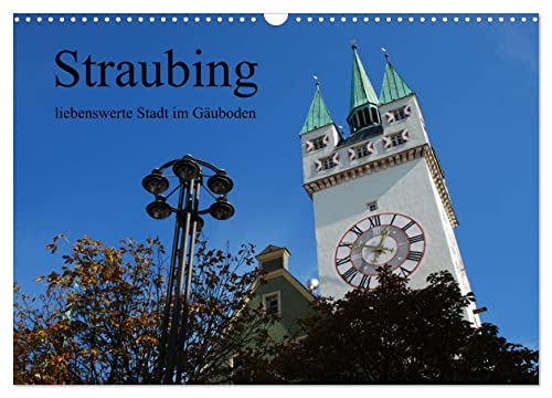 Straubing, liebenswerte Stadt im Gäuboden (Wandkalender 2025 DIN A3 quer), CALVENDO Monatskalender von CALVENDO