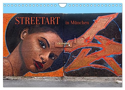 Streetart in München (Wandkalender 2025 DIN A4 quer), CALVENDO Monatskalender von CALVENDO