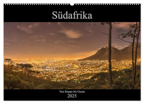 Südafrika - Von Steppe bis Ozean (Wandkalender 2025 DIN A2 quer), CALVENDO Monatskalender von CALVENDO